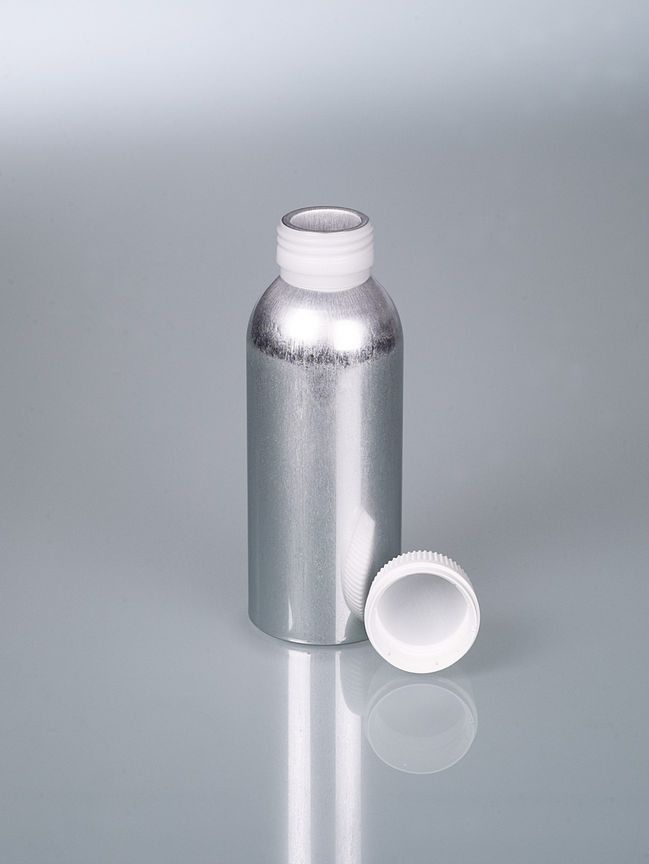 Aluminium-Flasche, UN, AL 99,5, 300 ml, mit Verschluss