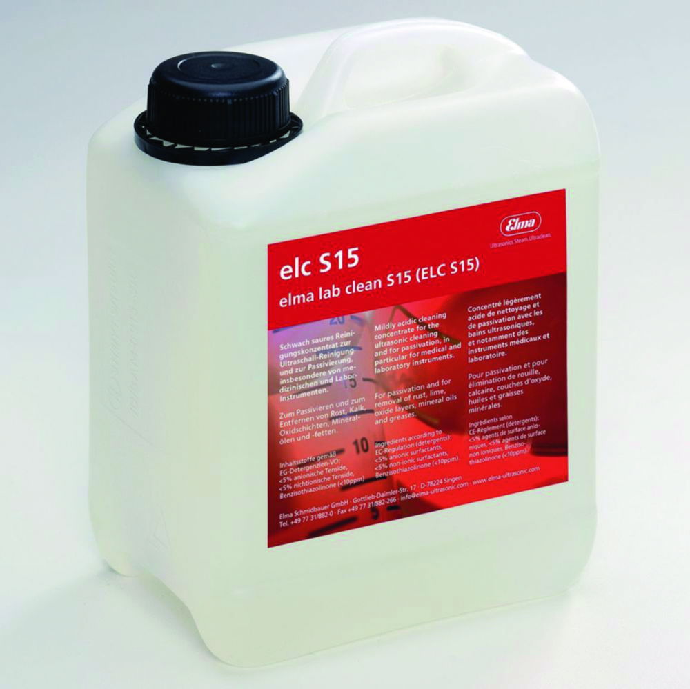 Concentrate for ultrasonic baths elma lab clean S15 Concentrate for ultrasonic baths elma lab clean S15