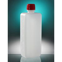 Rechteckflasche, HDPE, 500mL, 20mm, 170 Stück