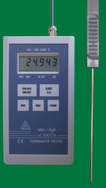 Elektronisches Digital-Thermometer Precisa ad 3000 th, -20...+150
