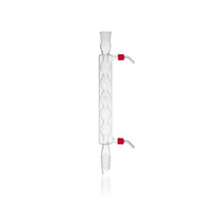 Kugelkühler 400 mm, NS 24/29 mit 2 abs, 1 Stück Kugelkühler 400 mm, NS 24/29 mit 2 abs, 1 Stück