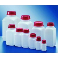 HDPE-WH-Vierkantflasche 1000 ml o.SV, 1 Stück