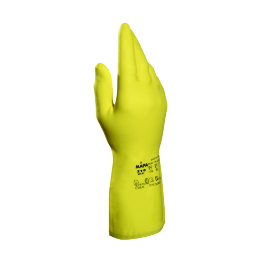 Protective gloves Vital 210, natural latex Protective gloves Vital 210, natural latex